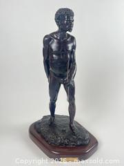 MaxSold Auction: A. Van Wouw Bushman Hunter 1902 Sculpture - Maxsold Signature - Discover collectibles, antiques, fine art and more