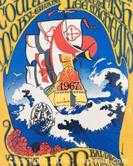 MaxSold Auction: An Original Psychedelic Music Poster Avalon Ballroom 1967 - Maxsold Signature - Discover collectibles, antiques, fine art and more