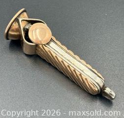 MaxSold Auction: Antique 9Ct Gold Cigar Cutter | Chester Hallmarks 1901-1902 10.96G - Maxsold Signature - Discover collectibles, antiques, fine art and more