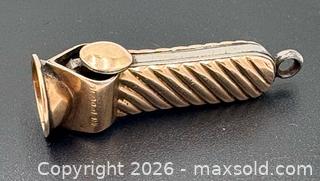 MaxSold Auction: Antique 9Ct Gold Cigar Cutter | Chester Hallmarks 1901-1902 10.96G - Maxsold Signature - Discover collectibles, antiques, fine art and more