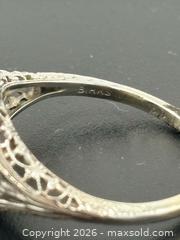 MaxSold Auction: Antique Art Deco Birks 18K Gold Diamond Engagement Ring - Maxsold Signature - Discover collectibles, antiques, fine art and more