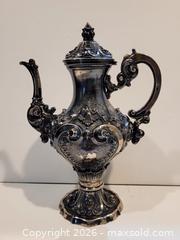 MaxSold Auction: Antique Portuguese (Porto) .833 Silver Tea Pot ~ 1214 Grams - Maxsold Signature - Discover collectibles, antiques, fine art and more