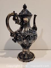 MaxSold Auction: Antique Portuguese (Porto) .833 Silver Tea Pot ~ 1214 Grams - Maxsold Signature - Discover collectibles, antiques, fine art and more