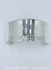 MaxSold Auction: Authentic Tiffany & Co. 1837 Wide Cuff Bracelet 71.75G - Maxsold Signature - Discover collectibles, antiques, fine art and more