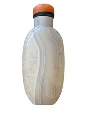MaxSold Auction: Chinese Banded Agate Carved Snuff Bottle - Maxsold Signature - Discover collectibles, antiques, fine art and more