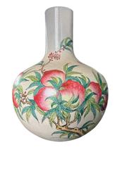 MaxSold Auction: Chinese Famille Rose "Nine Peaches" Tianqiuping Massive. - Maxsold Signature - Discover collectibles, antiques, fine art and more