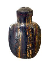 MaxSold Auction: Chinese Golden Tigers Eye Carved Snuff Bottle - Maxsold Signature - Discover collectibles, antiques, fine art and more