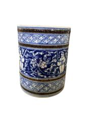 MaxSold Auction: Chinese Qing Blue And White Porcelain Brush Pot - Maxsold Signature - Discover collectibles, antiques, fine art and more
