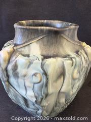 MaxSold Auction: Circa 1910 Eugene Baudin Monaco Art Nouveau Pottery Butterfly Vase - Maxsold Signature - Discover collectibles, antiques, fine art and more