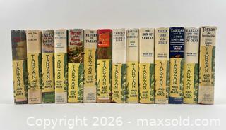 MaxSold Auction: Collection Of The Tarzan Novels By Edgar Rice Burroughs. 14 Sold Together In Dust Jackets - Maxsold Signature - Discover collectibles, antiques, fine art and more