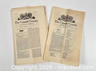 MaxSold Auction: Confederation Of Canada 1867 Original Printing! Proclamation First Edition - Maxsold Signature - Discover collectibles, antiques, fine art and more
