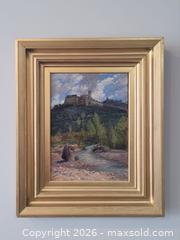 MaxSold Auction: Edith Corbet (1846-1920) Victorian Landscape Oil Painting - Maxsold Signature - Discover collectibles, antiques, fine art and more