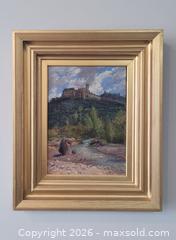 MaxSold Auction: Edith Corbet (1846-1920) Victorian Landscape Oil Painting - Maxsold Signature - Discover collectibles, antiques, fine art and more