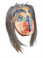 MaxSold Auction: First Nations Northwest Coast Haida Portrait Mask - Maxsold Signature - Discover collectibles, antiques, fine art and more