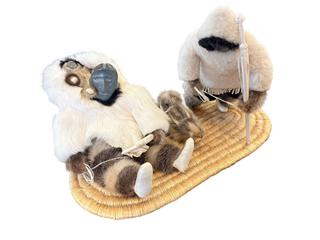 MaxSold Auction: Inuit Art Doll Soap Stone Diorama  - Maxsold Signature - Discover collectibles, antiques, fine art and more