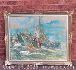 MaxSold Auction: Janis Cielava (1890-1968) Oil On Canvas Painting - Maxsold Signature - Discover collectibles, antiques, fine art and more