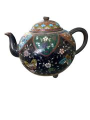 MaxSold Auction: Japanese Meiji Period Cloisonné Teapot - Maxsold Signature - Discover collectibles, antiques, fine art and more