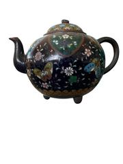 MaxSold Auction: Japanese Meiji Period Cloisonné Teapot - Maxsold Signature - Discover collectibles, antiques, fine art and more
