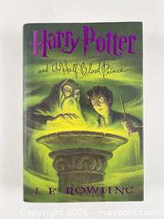 MaxSold Auction: J.K Rowling Harry Potter And The Half-Blood Prince First Edition 2005 - Maxsold Signature - Discover collectibles, antiques, fine art and more