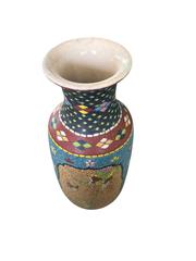 MaxSold Auction: Large Japanese Porcelain Cloisonne Style Vase - Maxsold Signature - Discover collectibles, antiques, fine art and more
