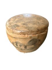 MaxSold Auction: Lidded Antique Sawankhalok Stoneware Covered Box - Maxsold Signature - Discover collectibles, antiques, fine art and more