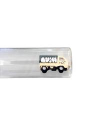 MaxSold Auction: Lushsux - "Cb & Lush" Miniature Painted Truck In Glass Tube Street Art - Maxsold Signature - Discover collectibles, antiques, fine art and more