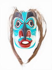 MaxSold Auction: Narcisse Baptiste Pacific Northwest Coast Eagle Mask - Maxsold Signature - Discover collectibles, antiques, fine art and more