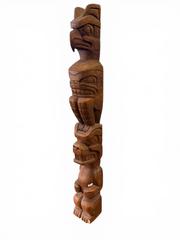 MaxSold Auction: Northwest Coast First Nations Totem Pole 29" - Maxsold Signature - Discover collectibles, antiques, fine art and more