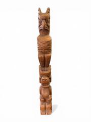 MaxSold Auction: Northwest Coast First Nations Totem Pole 29" - Maxsold Signature - Discover collectibles, antiques, fine art and more