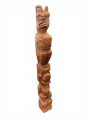 MaxSold Auction: Northwest Coast First Nations Totem Pole 29" - Maxsold Signature - Discover collectibles, antiques, fine art and more