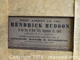 MaxSold Auction: Pair "After Frederic A. Chapman" Chromo-Lithograph'S Colton Zahm Roberts "The Receding Race Last Of The Indians" C.1868 - Maxsold Signature - Discover collectibles, antiques, fine art and more