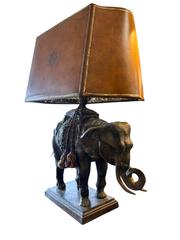 MaxSold Auction: Pair Of Bronze Maitland-Smith Elephant Table Lamps - Maxsold Signature - Discover collectibles, antiques, fine art and more