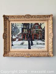 MaxSold Auction: Robert F.M. Mcinnis (Canadian) Oil On Canvas Painting - Maxsold Signature - Discover collectibles, antiques, fine art and more