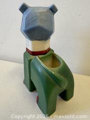 MaxSold Auction: Scarce C.1920 "Lucky Haw Haw" Signed Louis Wain Ceramic Cat Spill Vase - Maxsold Signature - Discover collectibles, antiques, fine art and more