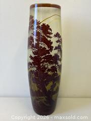 MaxSold Auction: Scarce Very Large Karl (Carl) Goldberg Bohemian Art Nouveau Haida Cameo Glass Vase  - Maxsold Signature - Discover collectibles, antiques, fine art and more