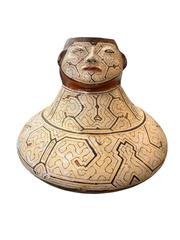 MaxSold Auction: Shipibo-Conibo Anthropomorphic Pottery Vessel - Maxsold Signature - Discover collectibles, antiques, fine art and more