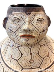 MaxSold Auction: Shipibo-Conibo Anthropomorphic Pottery Vessel - Maxsold Signature - Discover collectibles, antiques, fine art and more