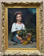 MaxSold Auction: Signed Original Oil On Canvas Painting - Maxsold Signature - Discover collectibles, antiques, fine art and more