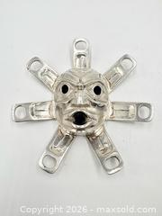 MaxSold Auction: Sun Mask Pendant Pacific Northwest Indigenous Massive 160.25G - Maxsold Signature - Discover collectibles, antiques, fine art and more