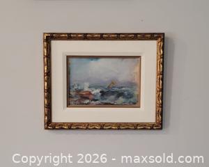 MaxSold Auction: Thomas Lorraine Hunt Watercolor Painting - Maxsold Signature - Discover collectibles, antiques, fine art and more