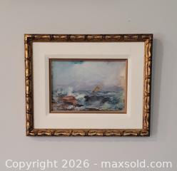 MaxSold Auction: Thomas Lorraine Hunt Watercolor Painting - Maxsold Signature - Discover collectibles, antiques, fine art and more