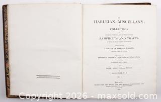 MaxSold Auction: Thomas Park The Harleian Miscellany 10 Vols Sold Together - Maxsold Signature - Discover collectibles, antiques, fine art and more