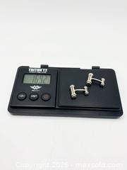 MaxSold Auction: Tiffany & Co. Atlas Column (Or "Bar Groove") Cufflinks In Sterling Silver 16.92G - Maxsold Signature - Discover collectibles, antiques, fine art and more