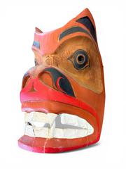 MaxSold Auction: Vintage First Nations West Coast Red Cedar Bear Mask - Maxsold Signature - Discover collectibles, antiques, fine art and more