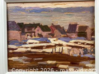 MaxSold Auction: Original Group of 7 Artwork - Alexander Young (A.Y.) Jackson, OSA, RCA (1882-1974), Untitled (Houses), 8.25 x 10.5 in + Appraisal - Maxsold Signature - Discover collectibles, antiques, fine art and more