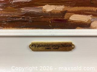 MaxSold Auction: Original Group of 7 Artwork - Alexander Young (A.Y.) Jackson, OSA, RCA (1882-1974), Untitled (Houses), 8.25 x 10.5 in + Appraisal - Maxsold Signature - Discover collectibles, antiques, fine art and more