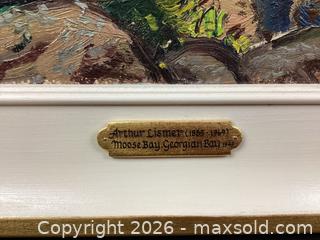 MaxSold Auction: Original Group of 7 Artwork - Arthur Lismer, OSA, RCA (1885-1969), Moose Bay, Georgian Bay, 1945, 11.25 x 15.25 in + Appraisal - Maxsold Signature - Discover collectibles, antiques, fine art and more