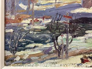 MaxSold Auction: Original Group of 7 Artwork - Arthur Lismer, OSA, RCA (1885-1969), Winter Horse and Sleigh, 1918, 11.25 x 15.25 in + Appraisal - Maxsold Signature - Discover collectibles, antiques, fine art and more