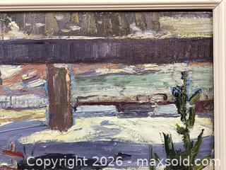 MaxSold Auction: Original Group of 7 Artwork - Arthur Lismer, OSA, RCA (1885-1969), Winter Horse and Sleigh, 1918, 11.25 x 15.25 in + Appraisal - Maxsold Signature - Discover collectibles, antiques, fine art and more