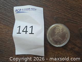 MaxSold Auction: 1976 Canada $10 Commemorative 92.5 Silver Coin - Los Angeles (California, USA) PARTNER MANAGED Moving Online Auction - West 36th Street (CONDO)